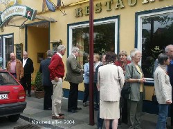 sammeln zum Gruppenfoto